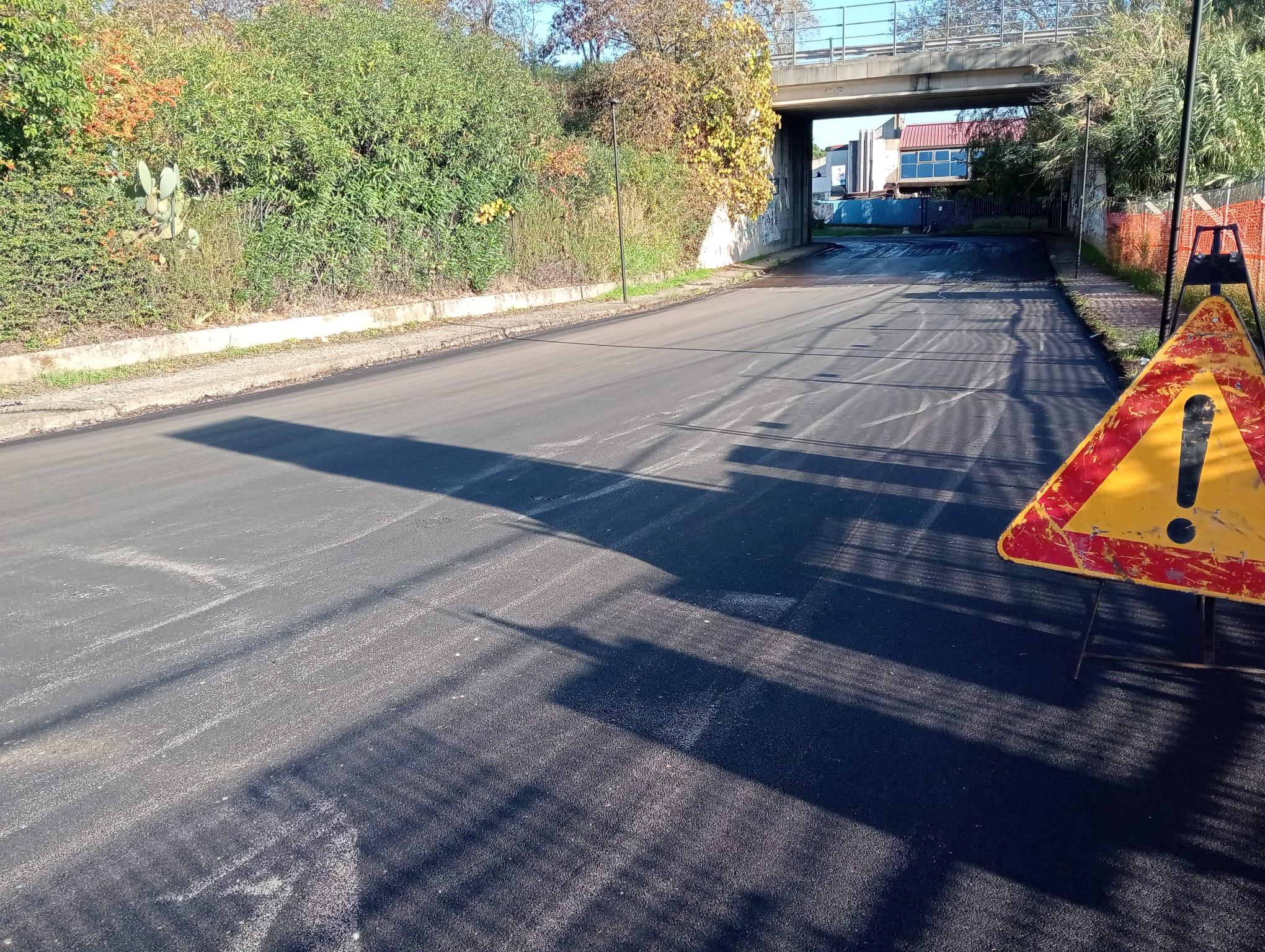 Bitumazione sul territorio comunale