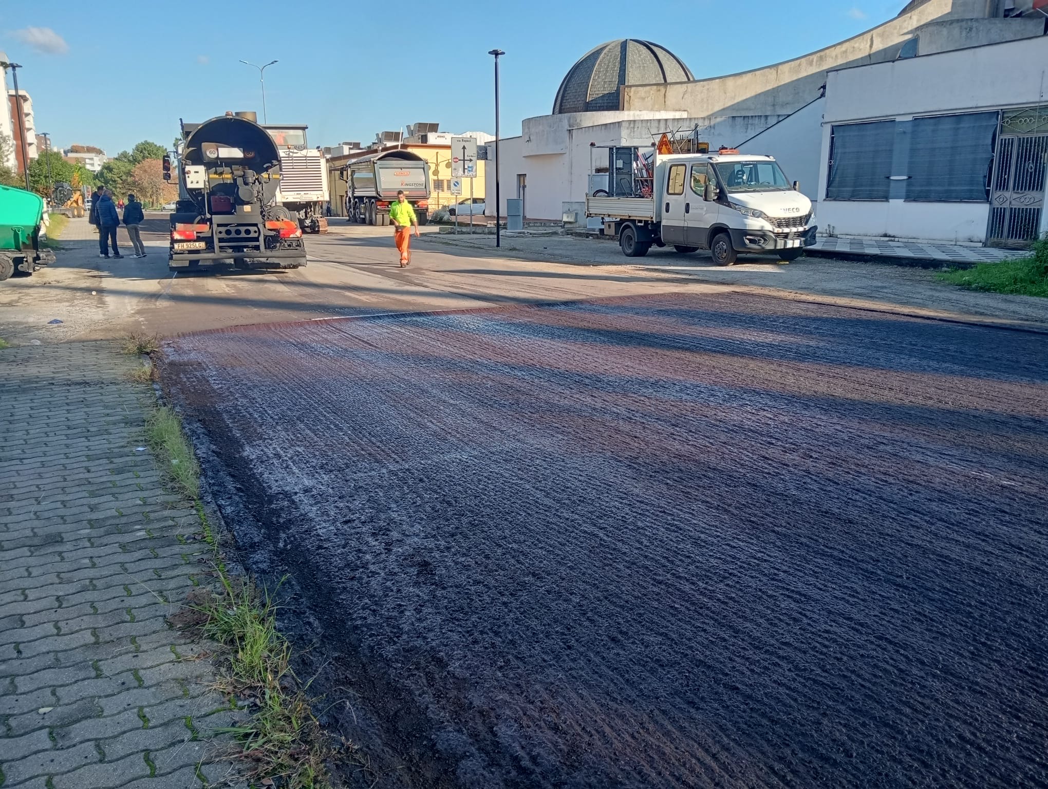 Bitumazione sul territorio comunale