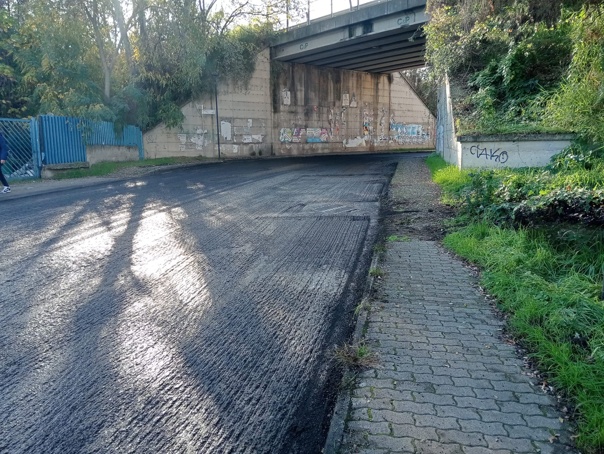 Bitumazione sul territorio comunale