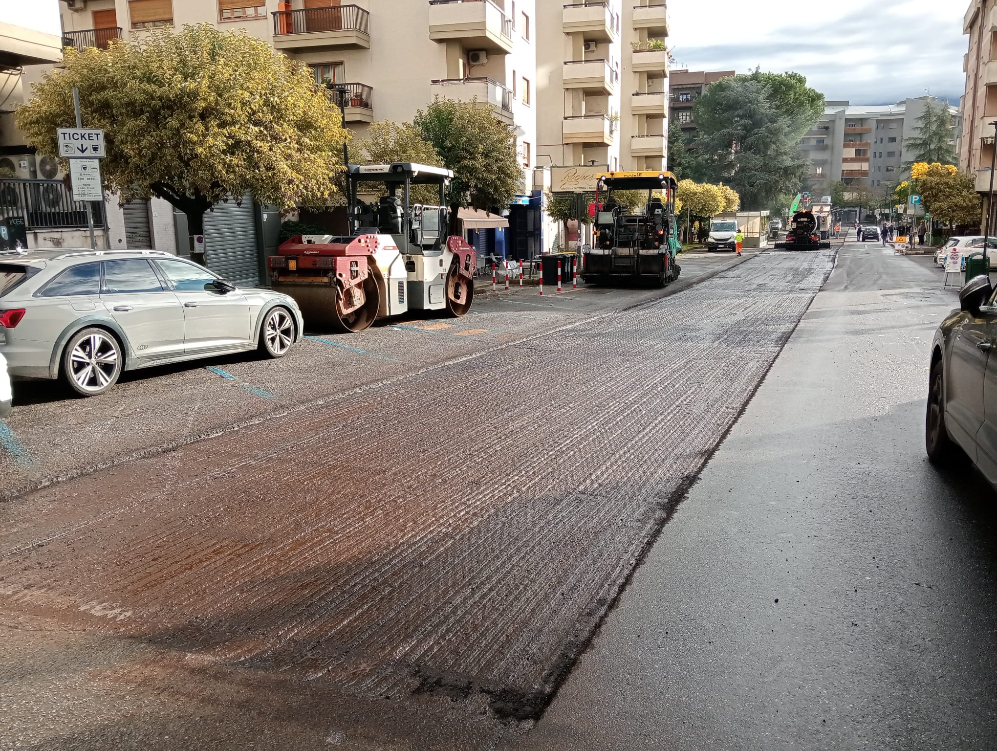 Bitumazione sul territorio comunale