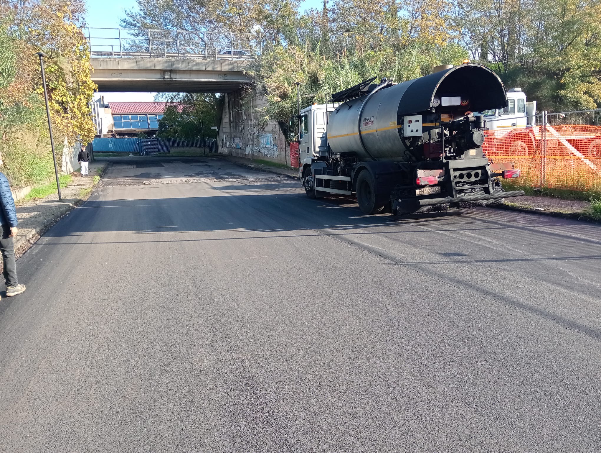 Bitumazione sul territorio comunale