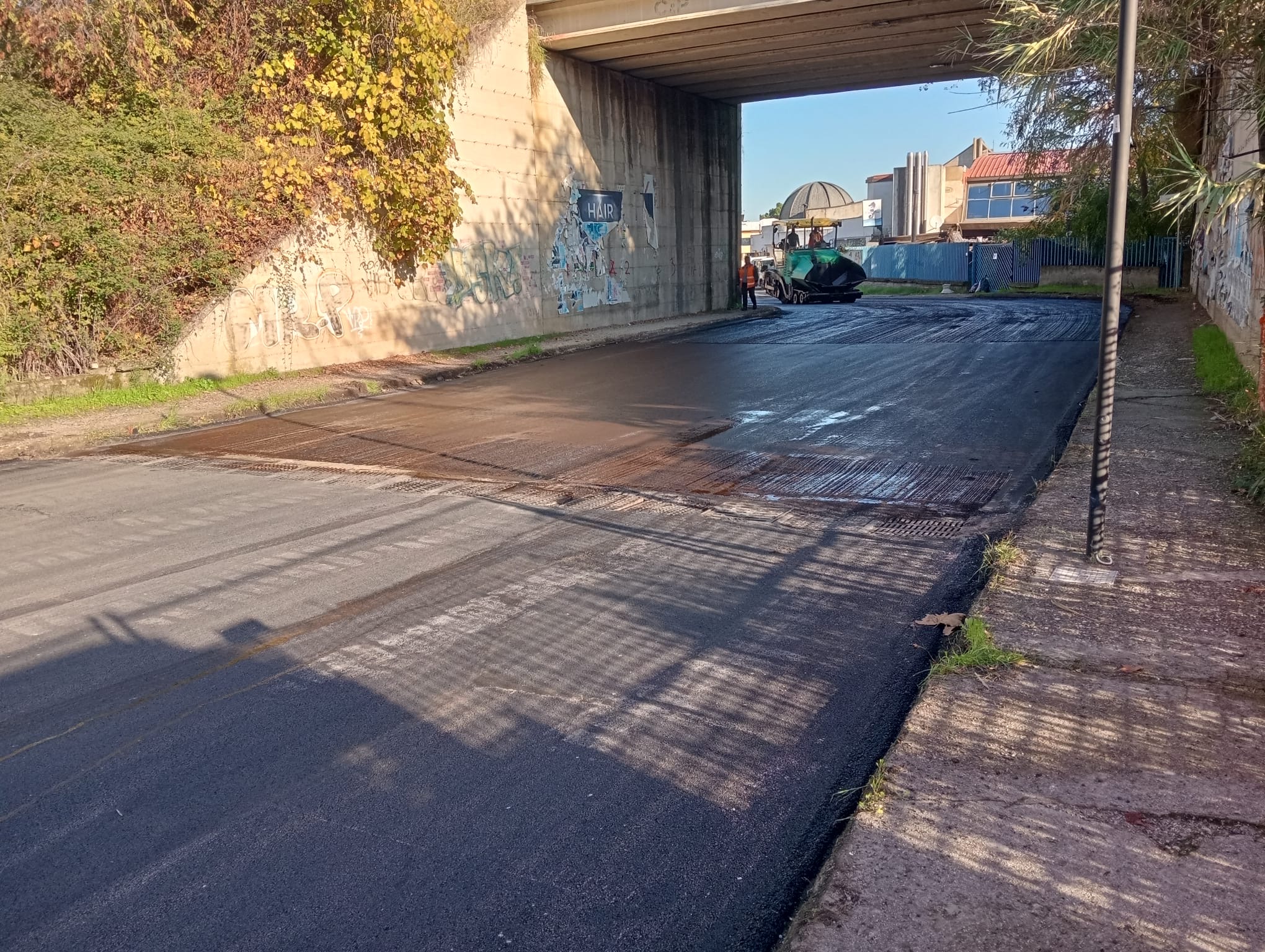 Bitumazione sul territorio comunale