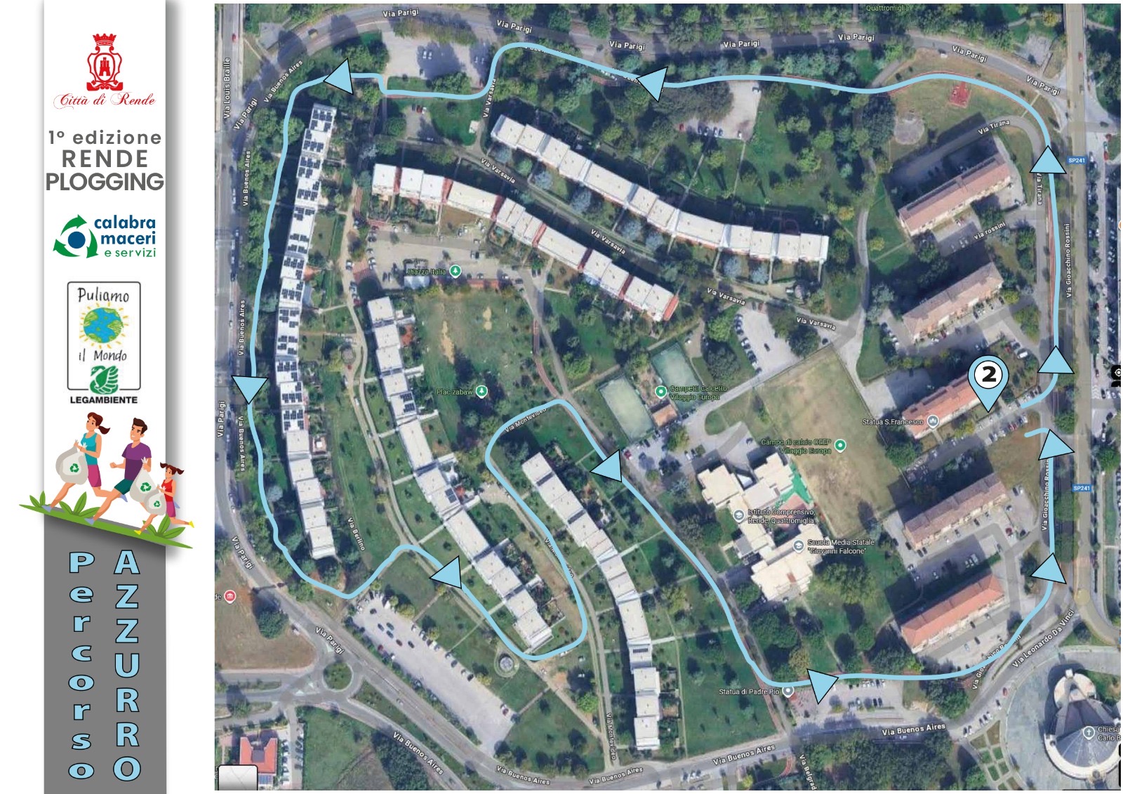 Correre, camminare e prendersi cura della propria Città.